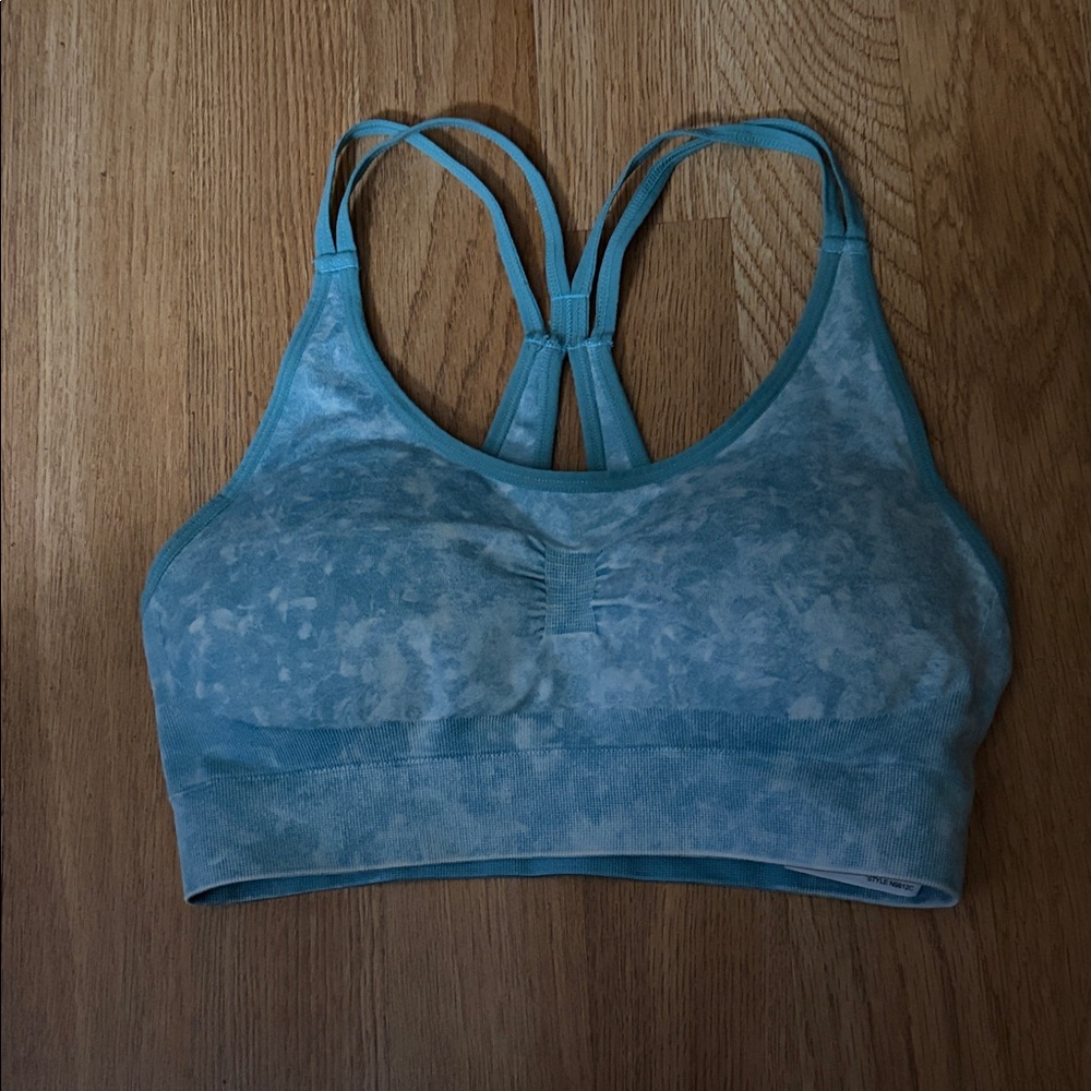 Champion Teal Sports Bra with Strappy Back